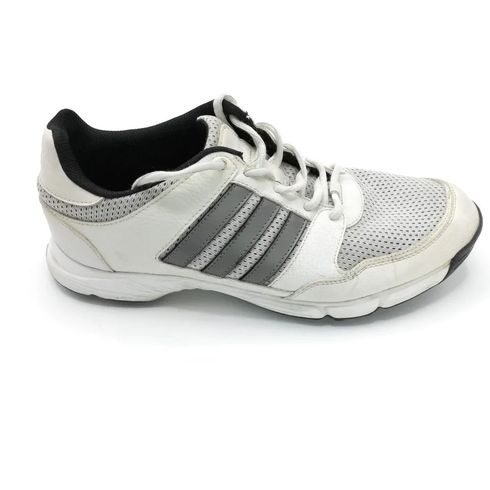 Adidas Shoes Mens Golf Sneakers White Gray Tech Response 4.0 Metallic 10.5